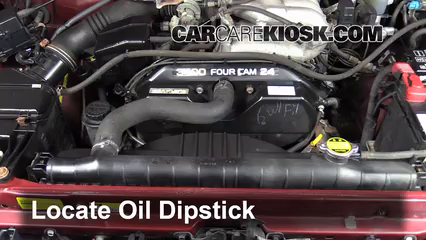 2001 Toyota Tacoma DLX 3.4L V6 Extended Cab Pickup Oil Check Oil Level